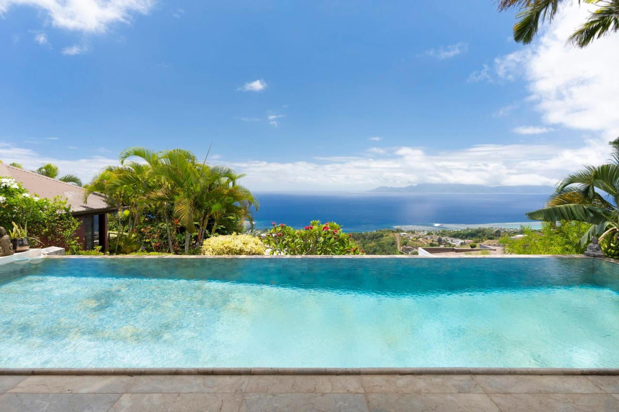 Magnifique Villa Vue Mer Exceptionnelle - Ireina Punaauia Kültér fotó
